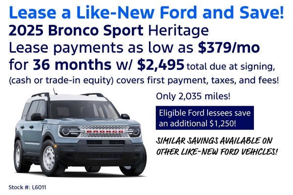 Bronco Sport Lease Mobile