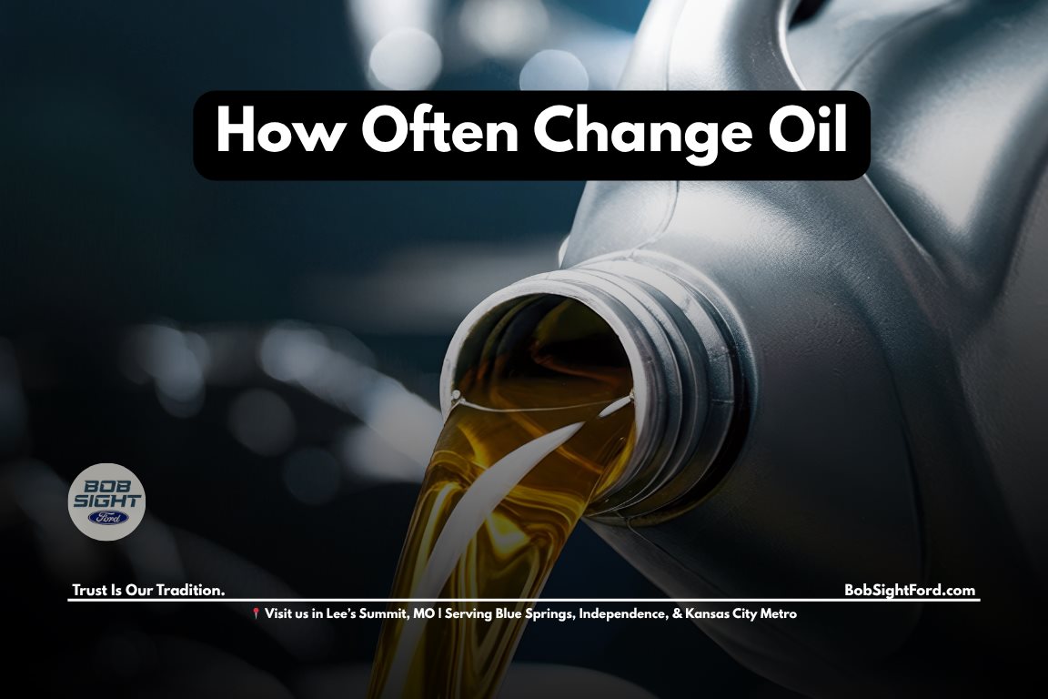 Ford oil change service in Lee’s Summit Missouri at Bob Sight Ford serving Kansas City Metro drivers with routine maintenance