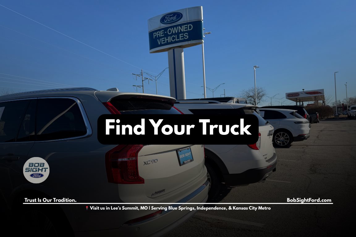 Used Ford trucks for sale near Independence Missouri at Bob Sight Ford in Lee’s Summit serving Kansas City Metro drivers