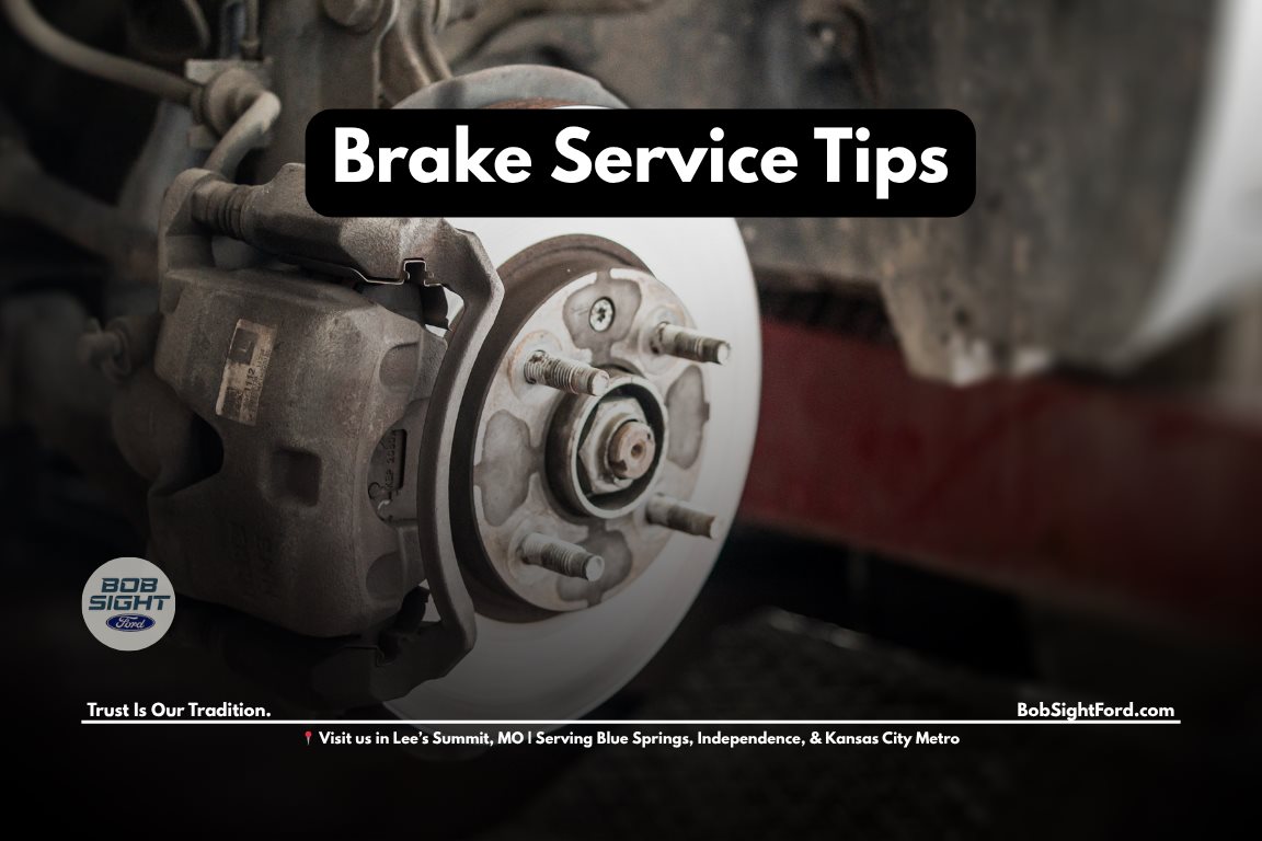 Ford brake service in Lee’s Summit Missouri at Bob Sight Ford serving Kansas City Metro drivers with inspections and maintenance