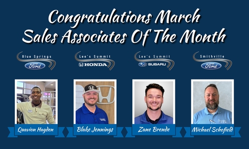 March Sales Associates of the Month