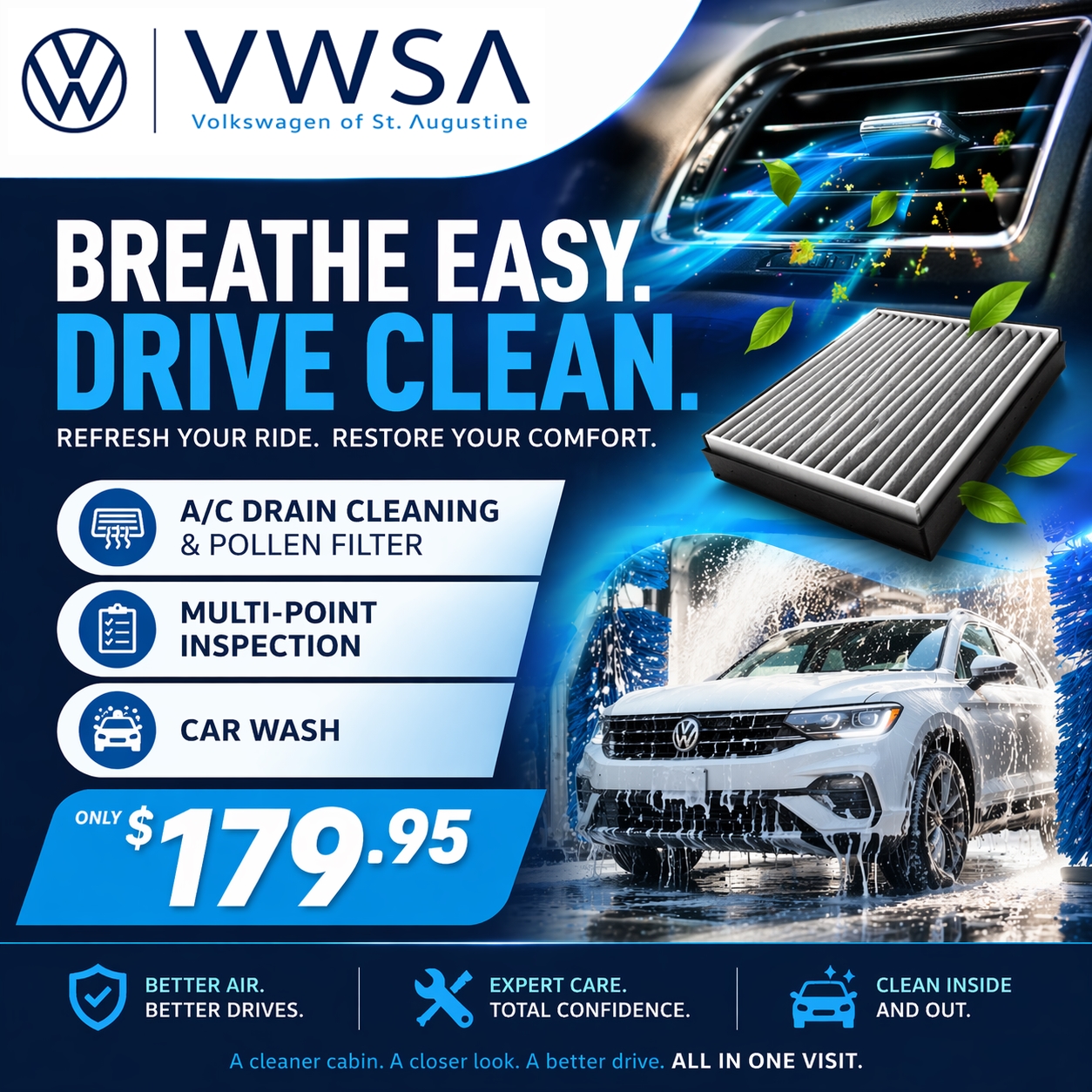 Breathe Easy. Drive Clean