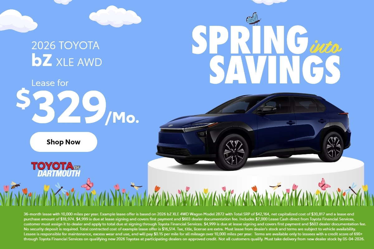 toyota tacoma lease deals at Toyota of Dartmouth