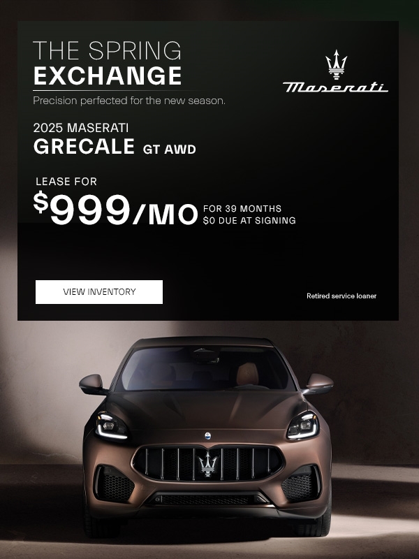 Grecale GT AWD Apr Offer