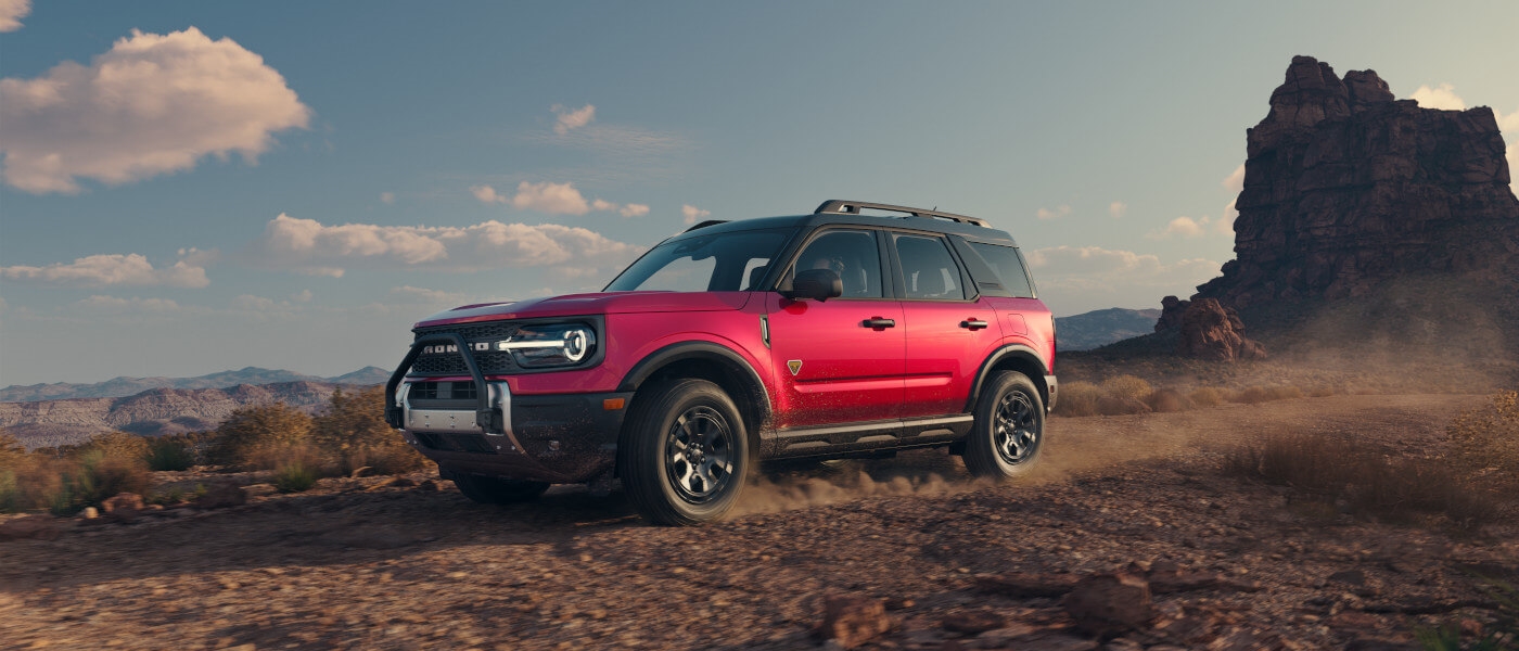 2026 Ford Bronco Sport driving in desert