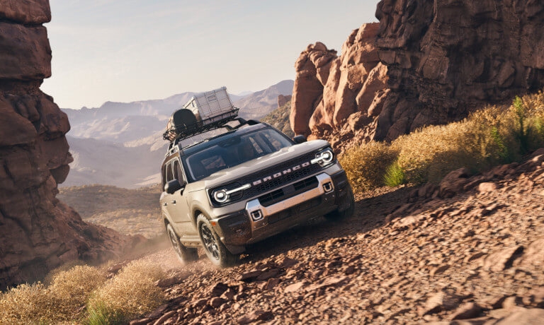 2026 Ford Bronco Sport offroading with luggage