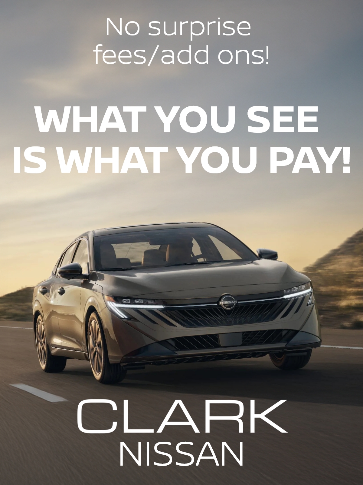 What you see is what you pay 