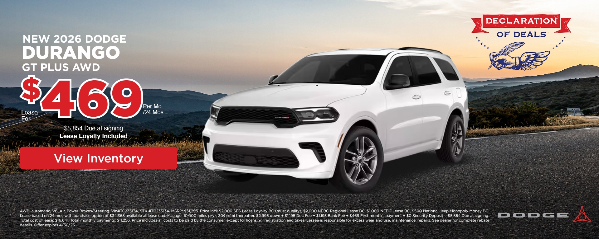 2026 Dodge Durango