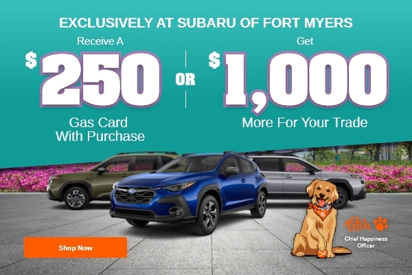 Subaru of Fort Myers new SRPs banner