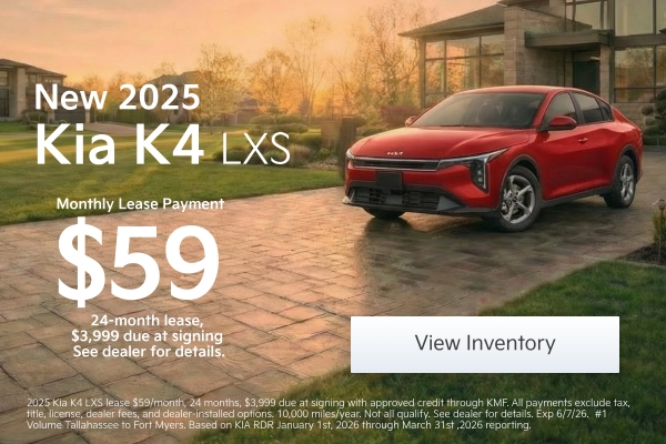 Kia K4 LXS $59/Month