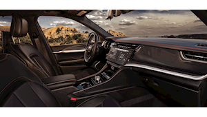 Interior of the 2026 Jeep Grand Cherokee for sale in Sauk City, WI at Kayser Chrysler Center of Sauk Prairie