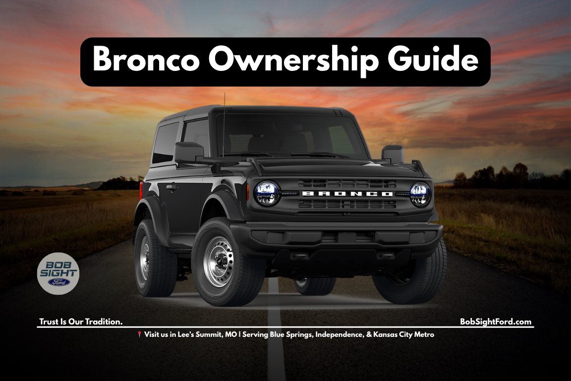 Ford Bronco ownership in Missouri with vehicle driving through Kansas City Metro conditions near Lee’s Summit