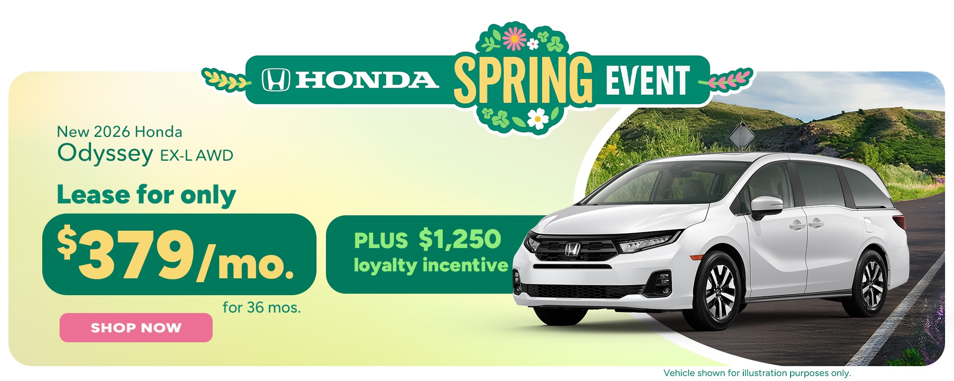 Lease for only $299/mo for 36 months