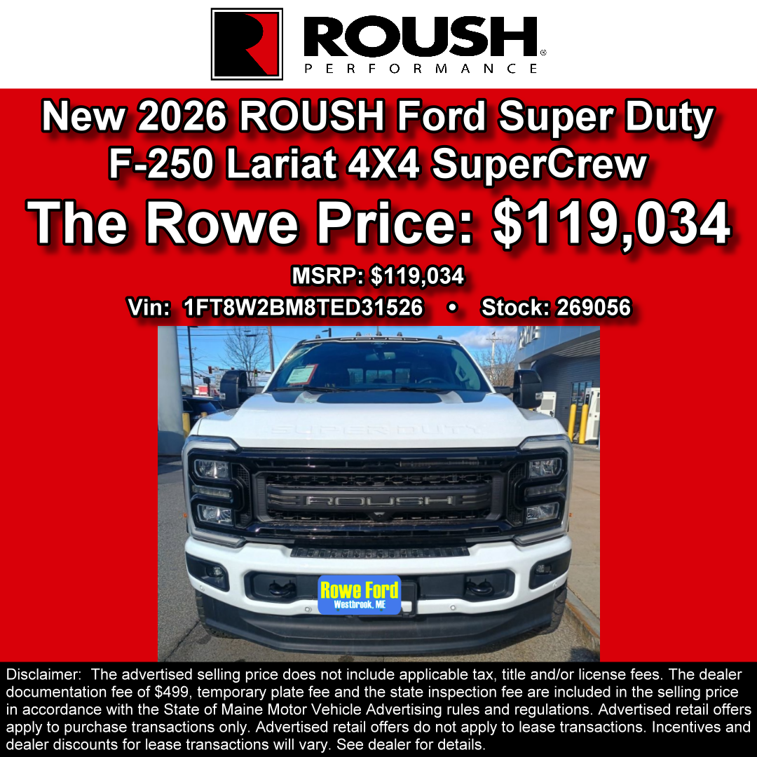 2026 Ford ROUSH Super Duty F-250 Lariat 4x4 SuperCrew Offer