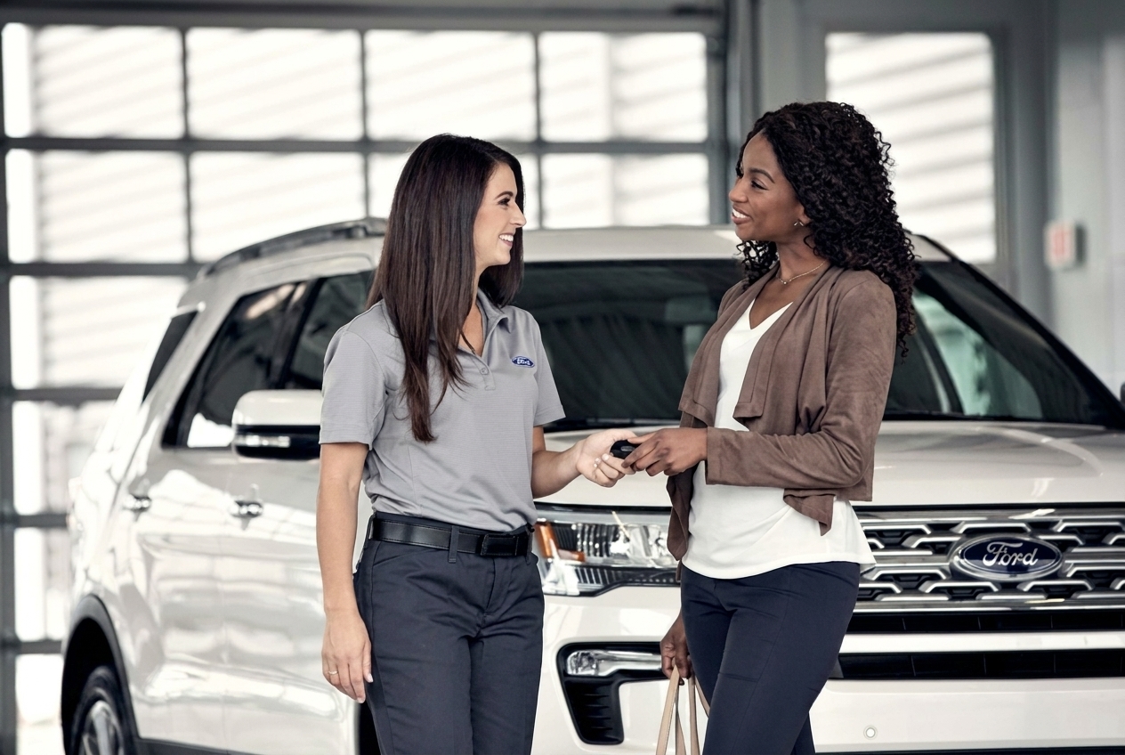 Complimentary Ford pickup and delivery service