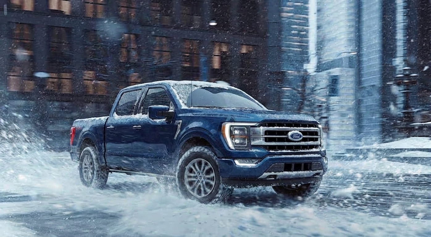 Chicago skyline showing seasonal temperature changes across the year