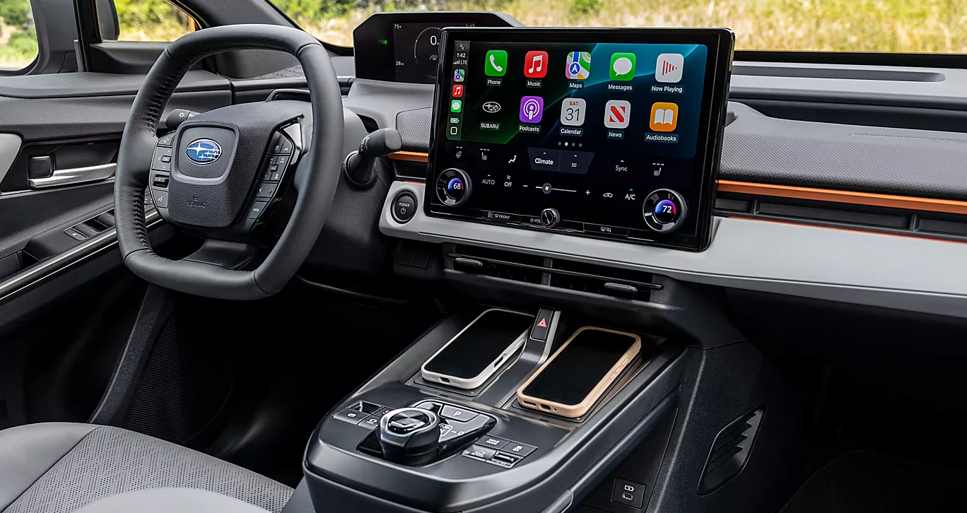 2026 Subaru Uncharted EV Parked in front of Yoga place