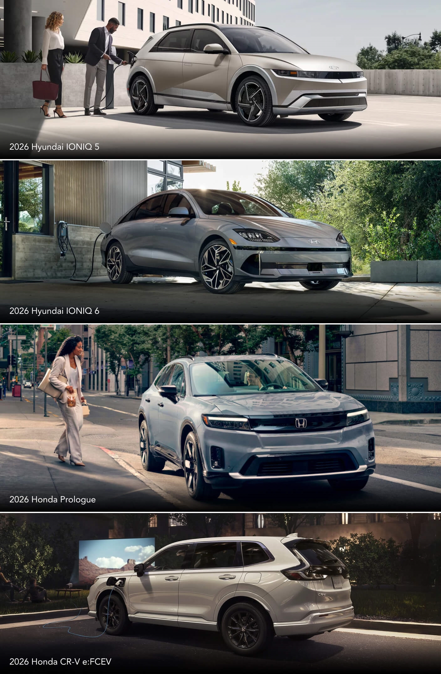 Do Both Brands Offer Hybrid or Fully Electric Configurations?