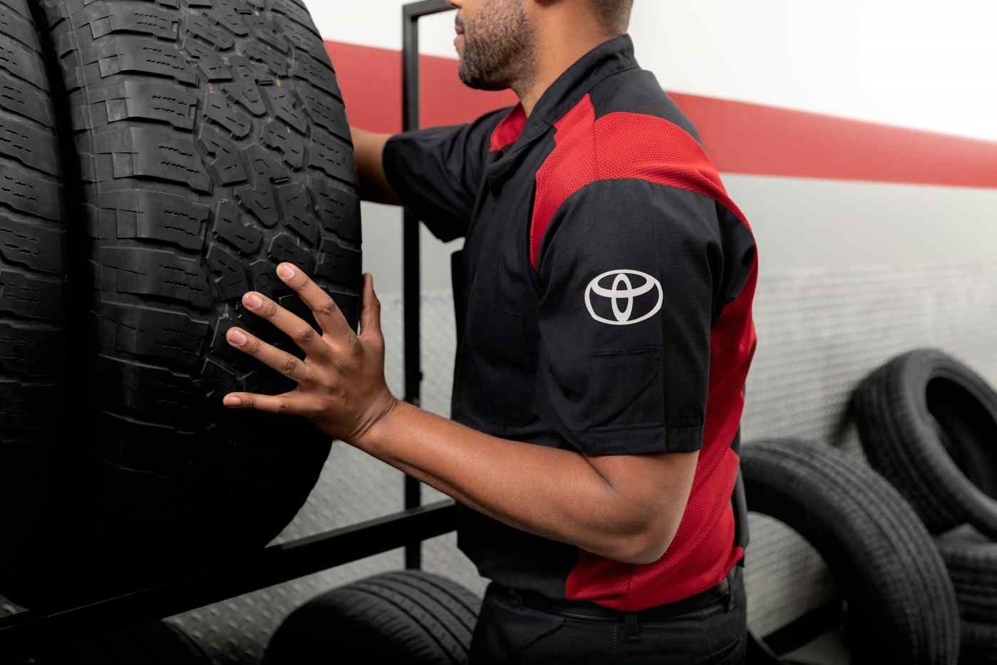 Buy 3 tires get the 4th for $1 at Toyota of Downtown Chicago