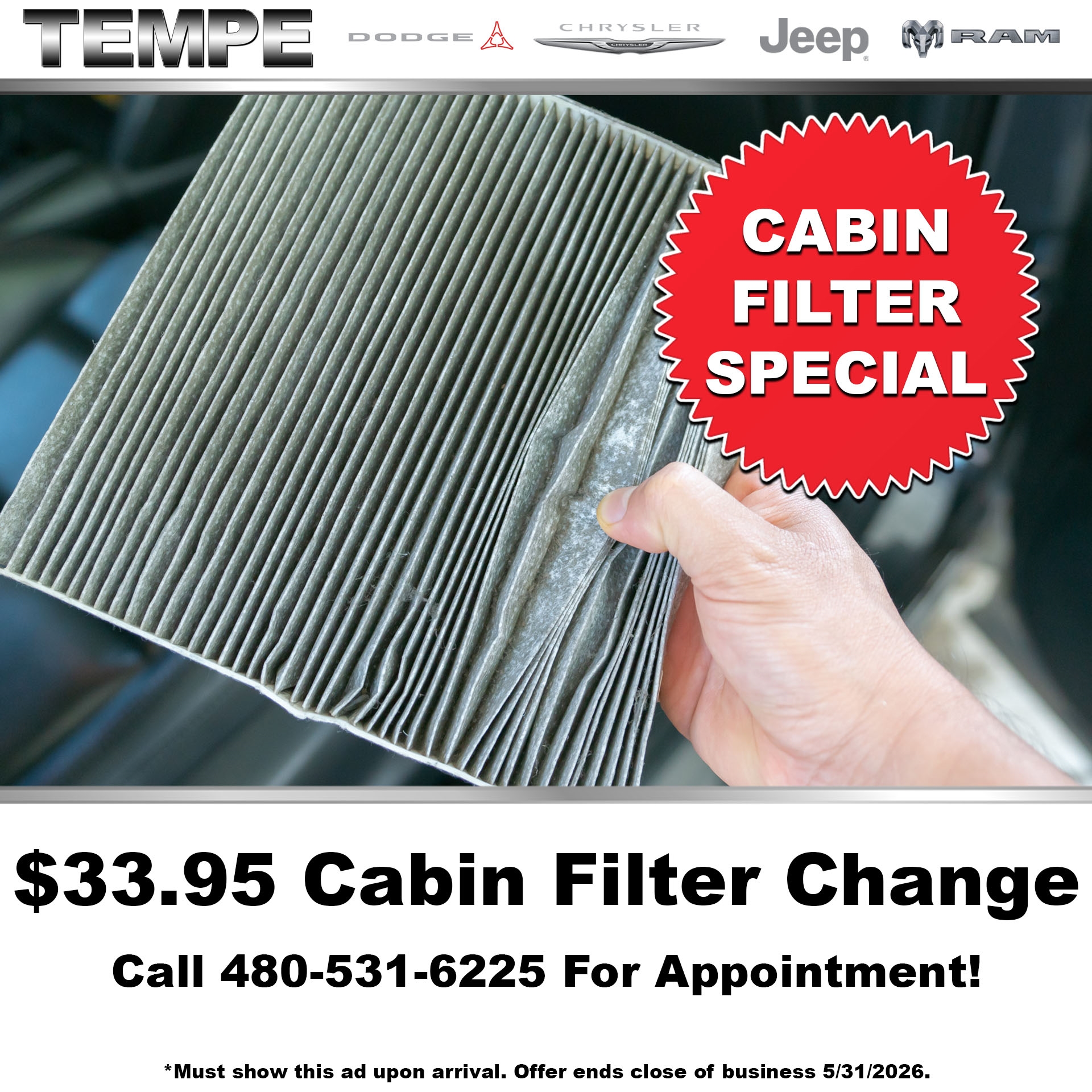 Cabin Air Filter Change