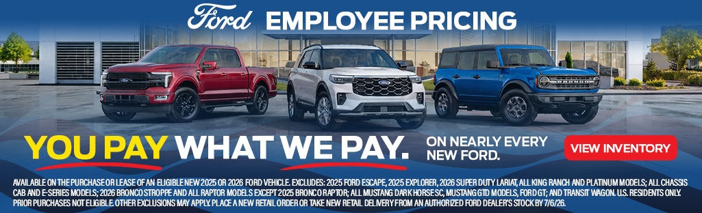 Employee Pricing - You Pay What We Pay