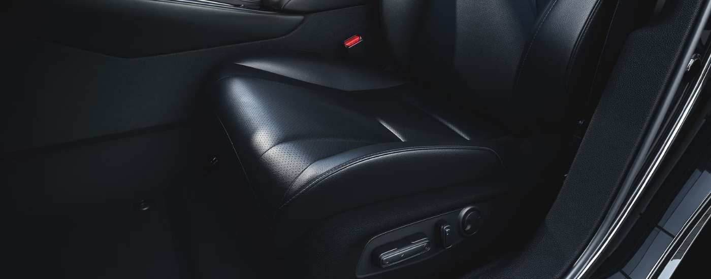 Black leather seating in a 2026 Honda Accord Sport-L Hybrid