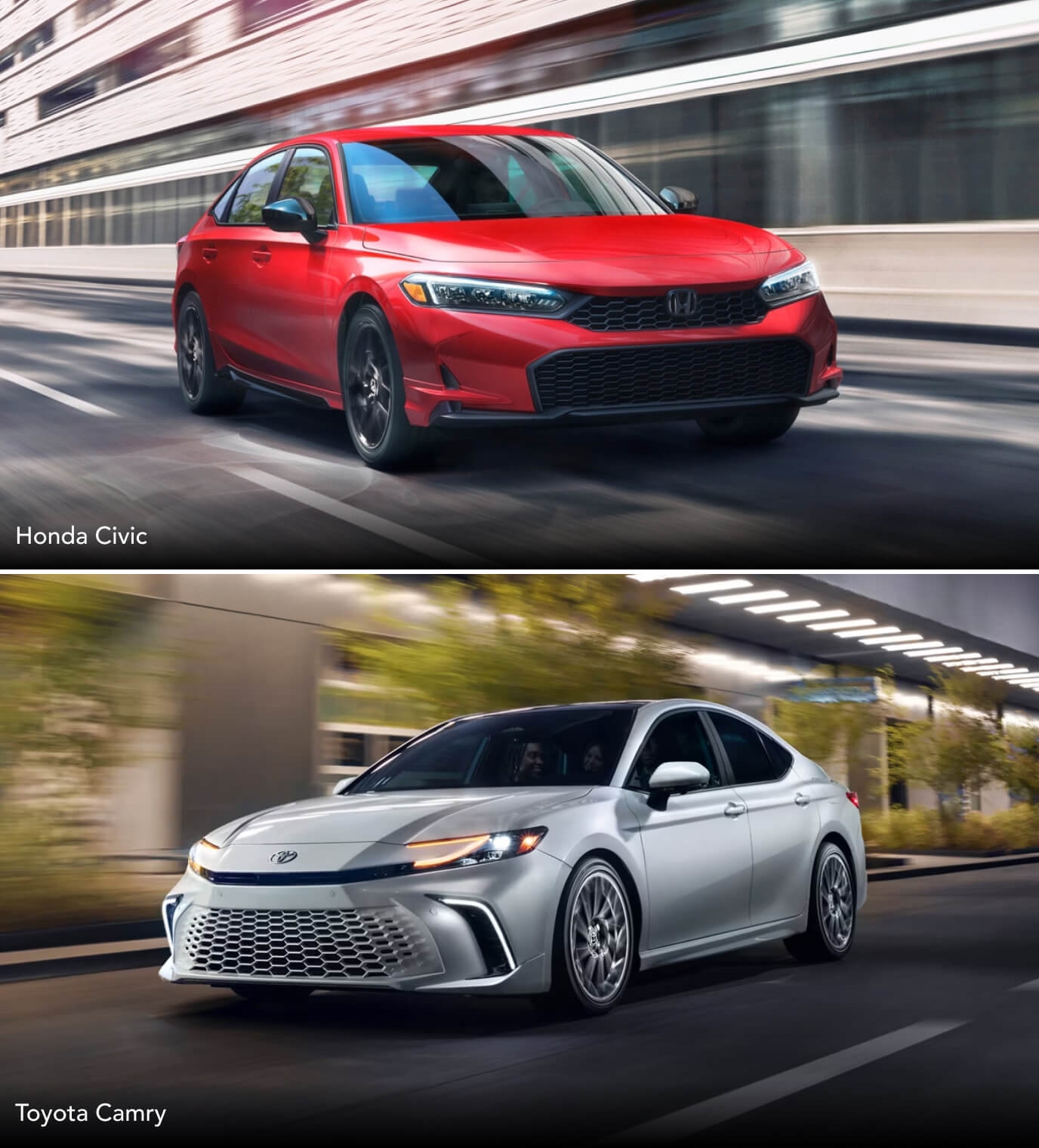 Honda Civic vs. Toyota Camry