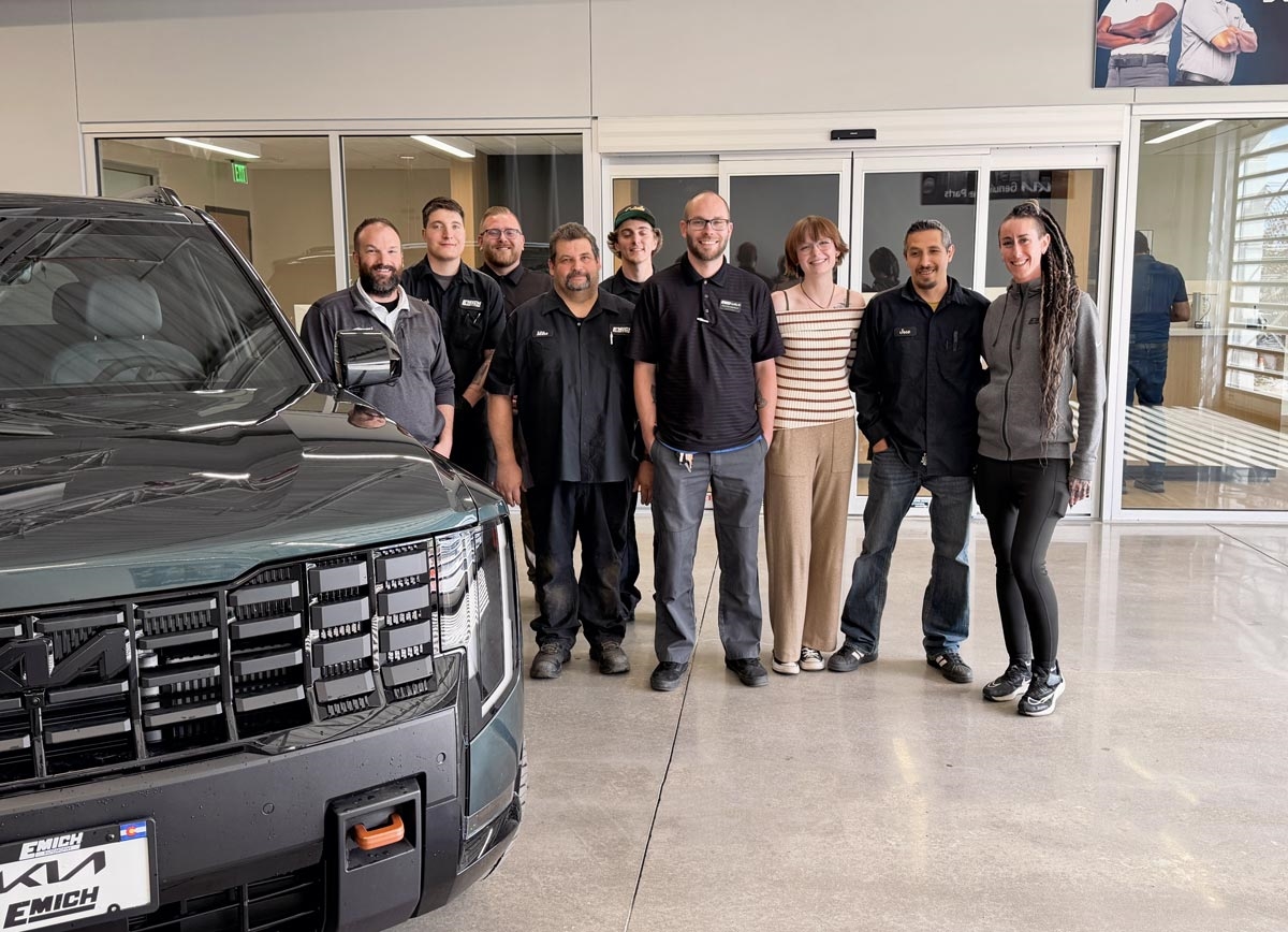 Emich Approved Kia team serving Denver and Glendale Colorado