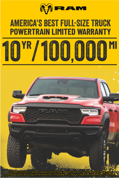 Ram 10yr/10K warranty