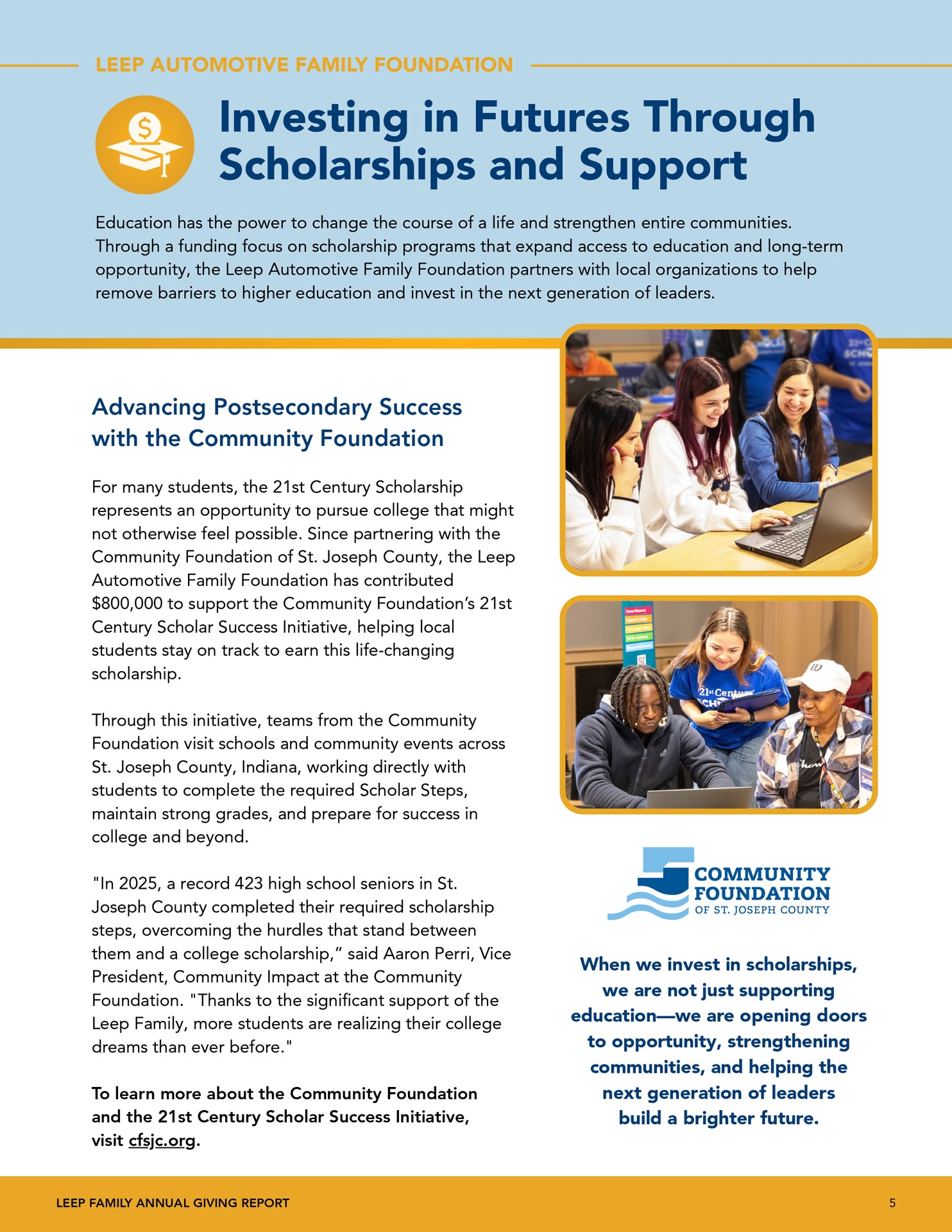 2025 Giving Report Page 5