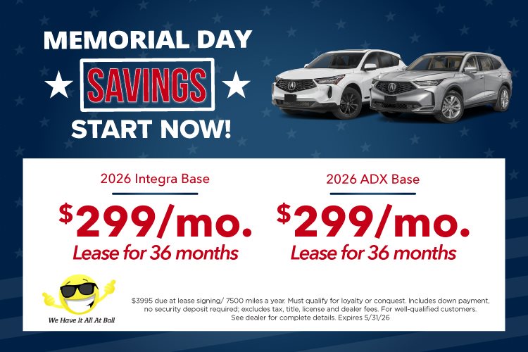 2026 RDX Base and 2026 MDX Base