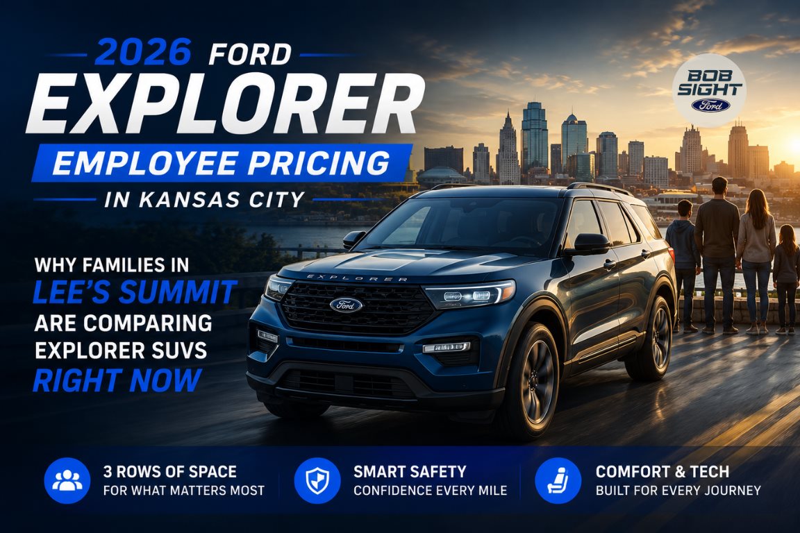 2026 Ford Explorer Employee Pricing in Kansas City at Bob Sight Ford in Lee’s Summit Missouri