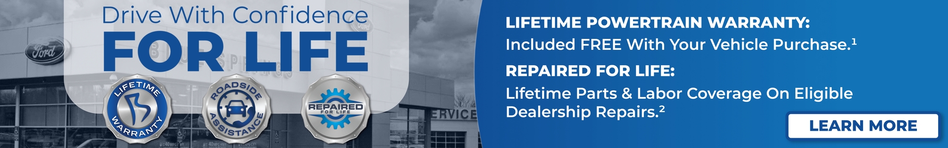 Drive With Confidence For Life at Blue Springs Ford