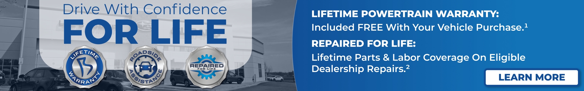 Drive With Confidence For Life at Lee's Summit Subaru