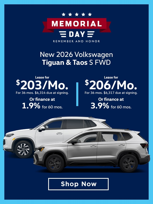 Taos & Tiguan Apr Offer