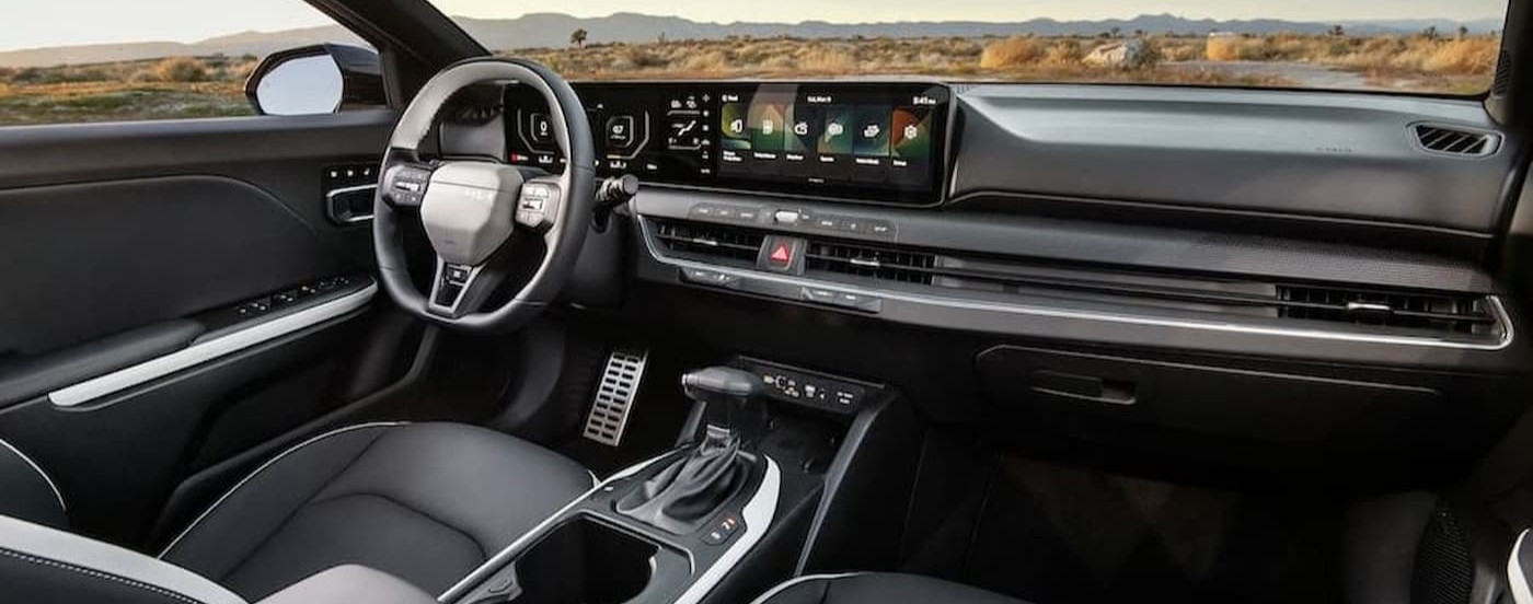 The gray dash in a 2025 Kia K4.