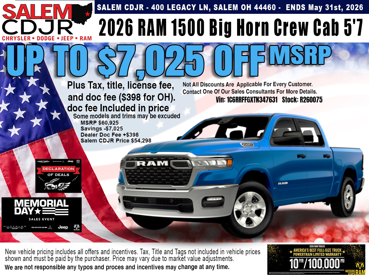 Salem Chrysler Dodge Jeep Ram