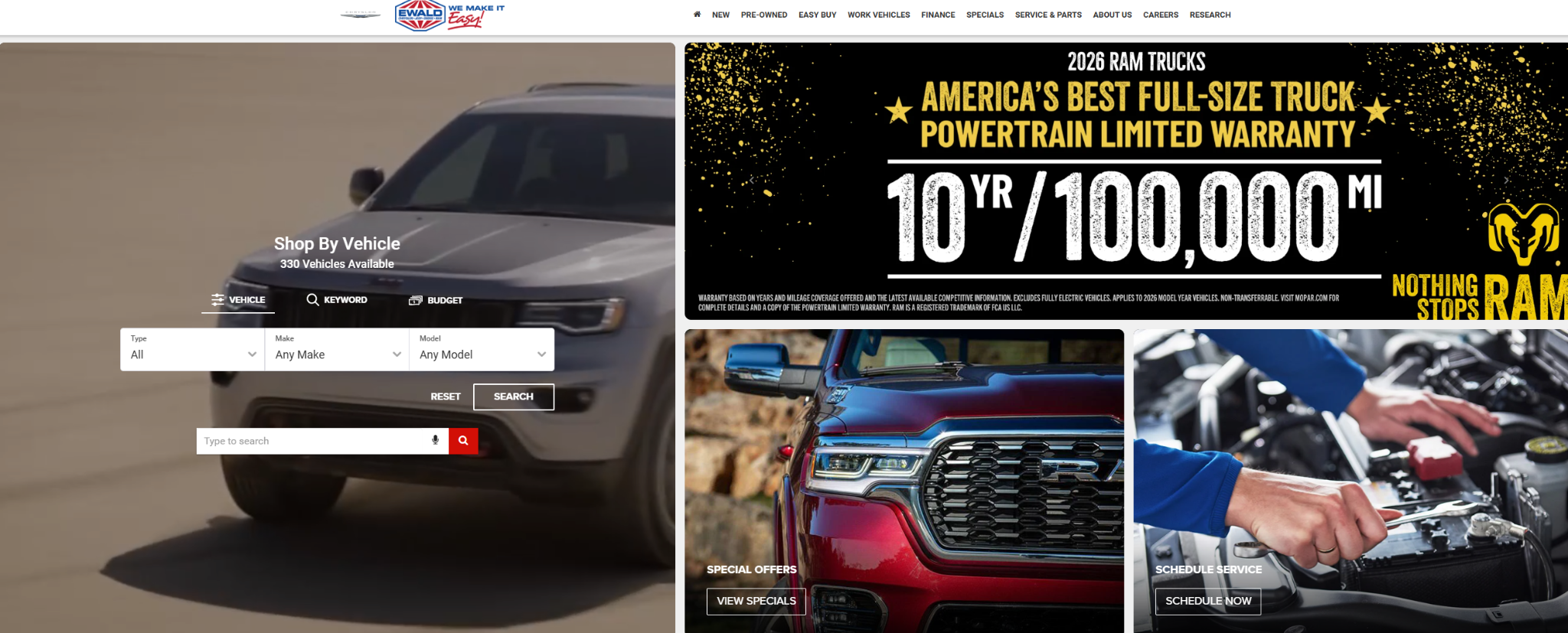 Ewald Chrysler Jeep Dodge Ram