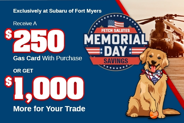 Subaru of Fort Myers new SRPs banner