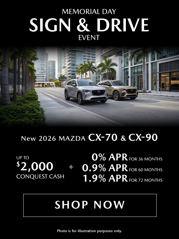 CX-70 & CX-90 May Offer