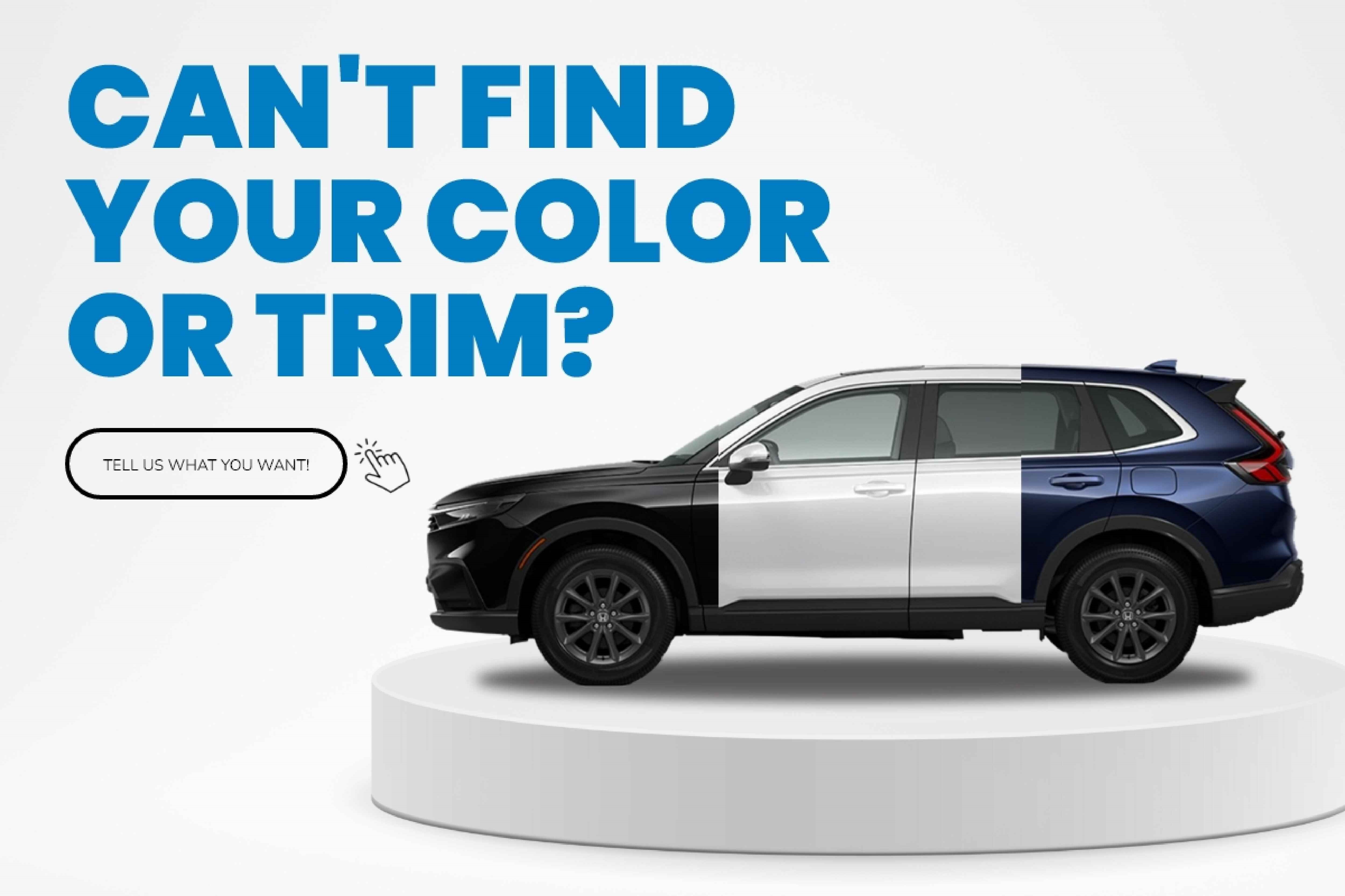 Cant Find Your Color or Trim - Inline SRP Step1