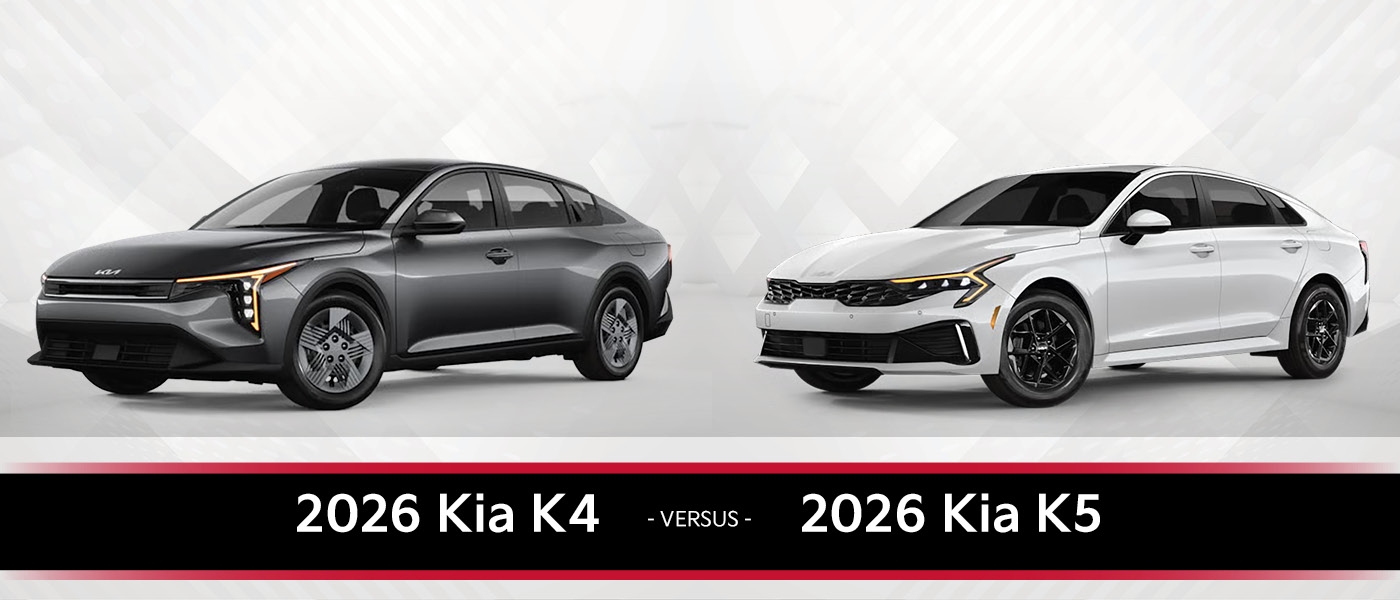 2026 Kia K4 versus K5