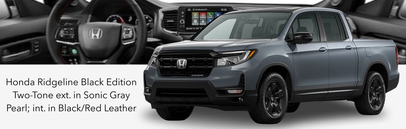 Honda Ridgeline Black Edition Two-Tone