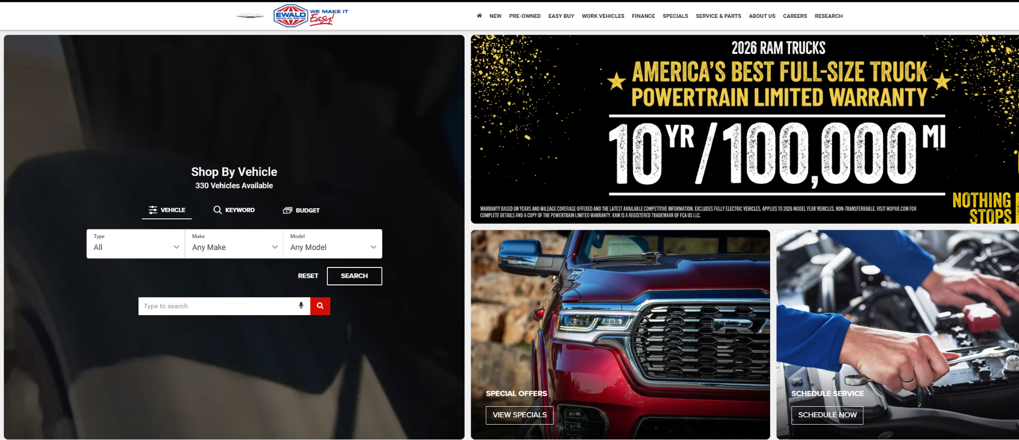 Ewald Chrysler Jeep Dodge Ram