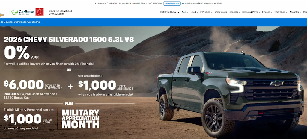 Boucher Chevrolet Waukesha