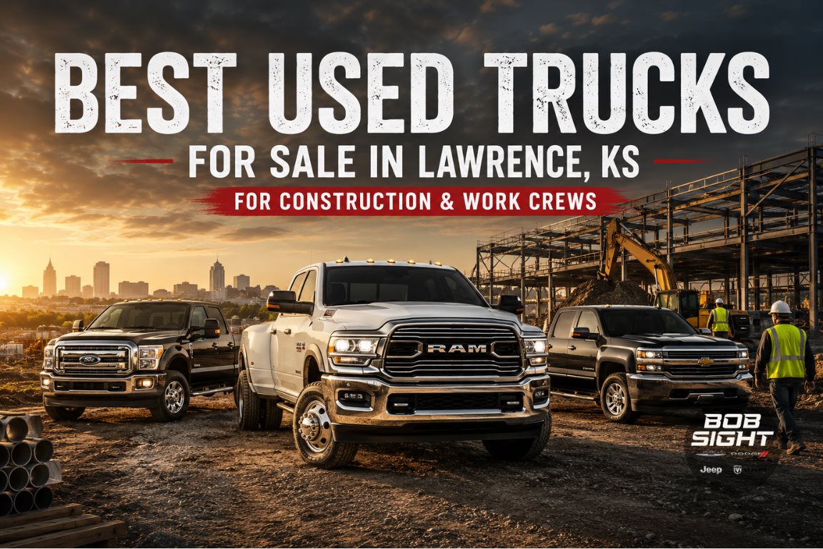 Best used trucks for sale in Lawrence KS for construction and work crews