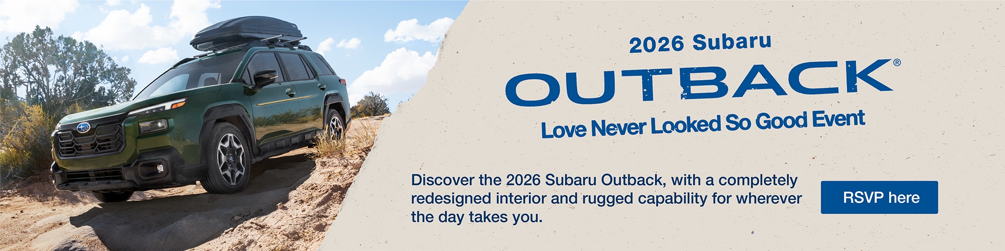 2026 Subaru Outback Love Never Looked So Good Event