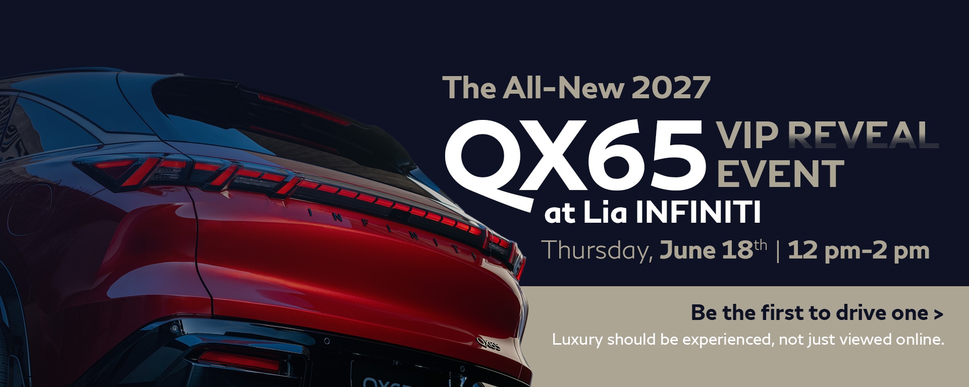 All-New INFINITI QX65 Launch Event