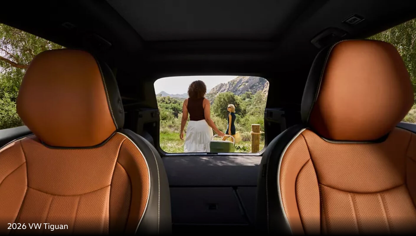 2026 VW Tiguan interior shown