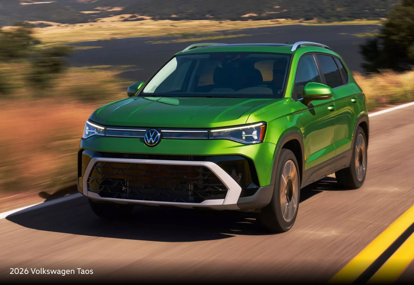 2026 Volkswagen Taos shown